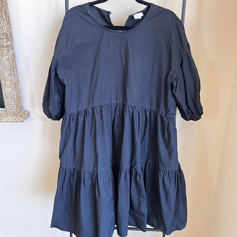 A New Day Black Summer Dress, Size L
